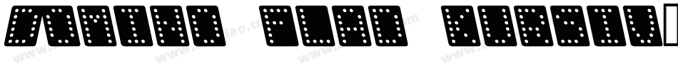 Domino flad kursiv字体转换